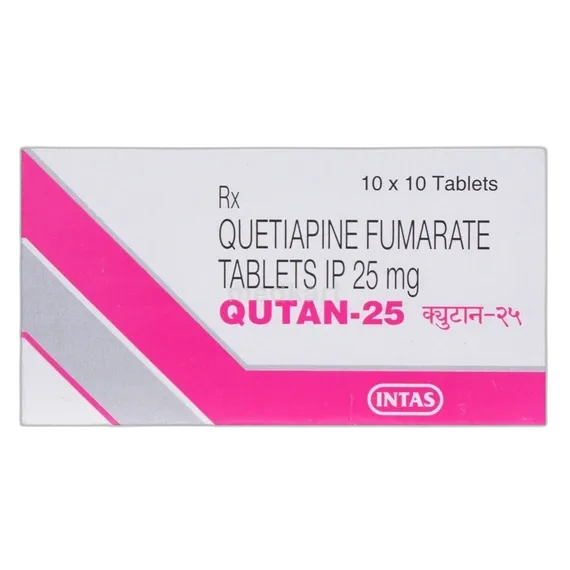 qutan 25mg tablet 10's